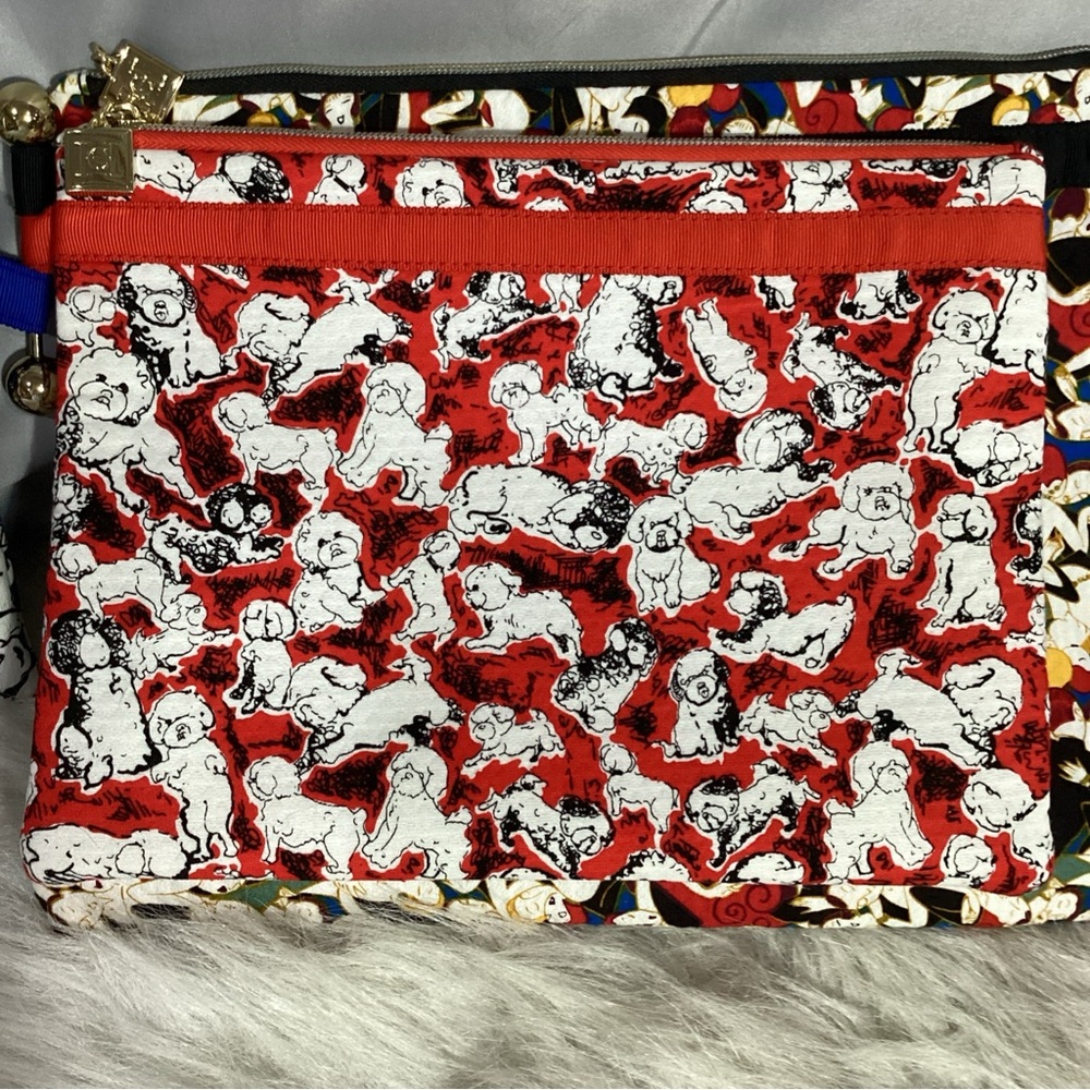 SOLD…….NWOT Nieman Marcus/ Target/ Carolina Herrera 3pc Quilted Travel Bags - Picture 5 of 15